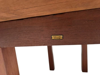 Art Deco Modernist Extending Dining Room Table by Toko v/d Pol Semarang, 1920s